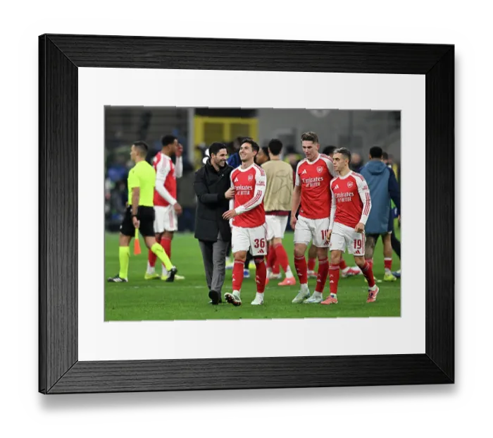 Framed Print : FC Internazionale Milano v Arsenal FC - UEFA Champions League 2025 / 26 League Phase MD7