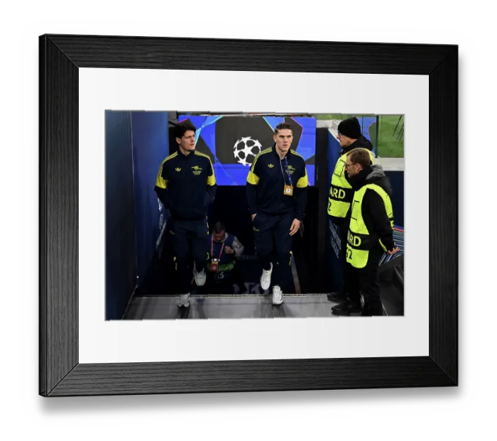 Framed Print : FC Internazionale Milano v Arsenal FC - UEFA Champions League 2025 / 26 League Phase MD7