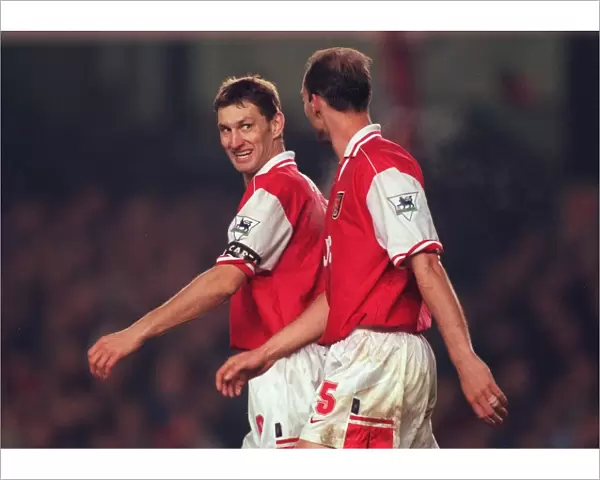 Tony Adams and Steve Bould (Arsenal)