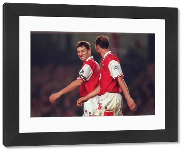 Tony Adams and Steve Bould (Arsenal)