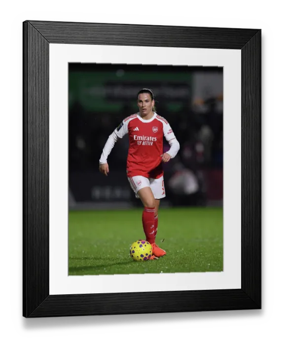 Framed Print : Arsenal v Manchester United - Subway Women's League Cup Semi Final Arsenal v Manchester United - Subway Women's League Cup Semi Final