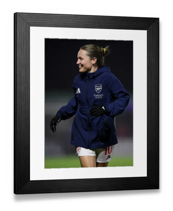 Framed Print : Arsenal v Manchester United - Subway Women's League Cup Semi Final Arsenal v Manchester United - Subway Women's League Cup Semi Final