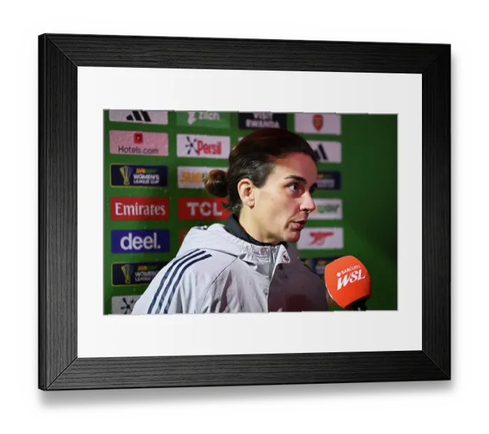 Framed Print : Arsenal v Manchester United - Subway Women's League Cup Semi Final Arsenal v Manchester United - Subway Women's League Cup Semi Final