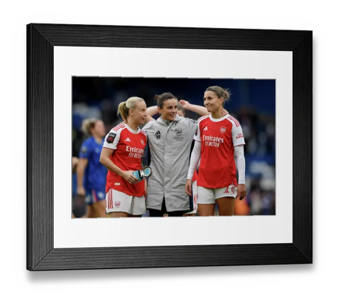 Framed Print : Chelsea FC v Arsenal - Barclays Women's Super League Chelsea FC v Arsenal - Barclays Women's Super League