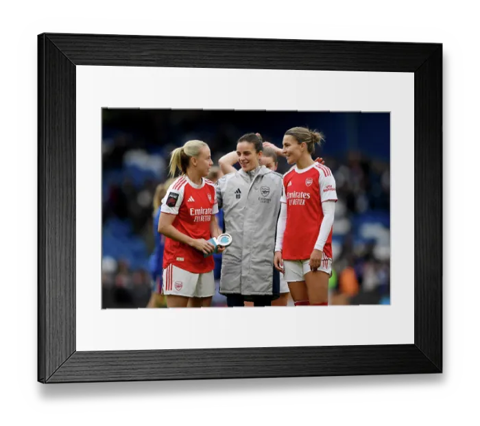 Framed Print : Chelsea FC v Arsenal - Barclays Women's Super League Chelsea FC v Arsenal - Barclays Women's Super League