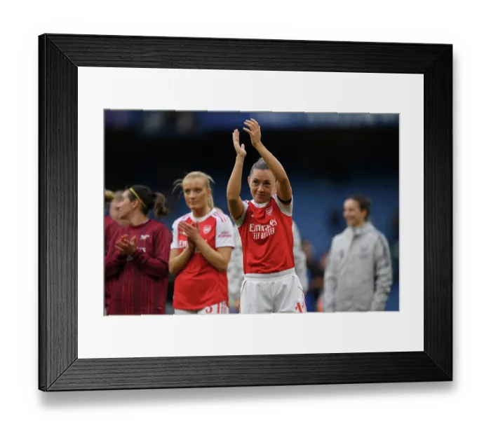 Framed Print : Chelsea FC v Arsenal - Barclays Women's Super League Chelsea FC v Arsenal - Barclays Women's Super League