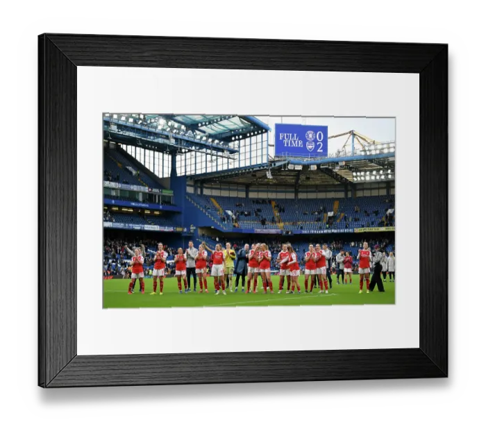 Framed Print : Chelsea FC v Arsenal - Barclays Women's Super League Chelsea FC v Arsenal - Barclays Women's Super League