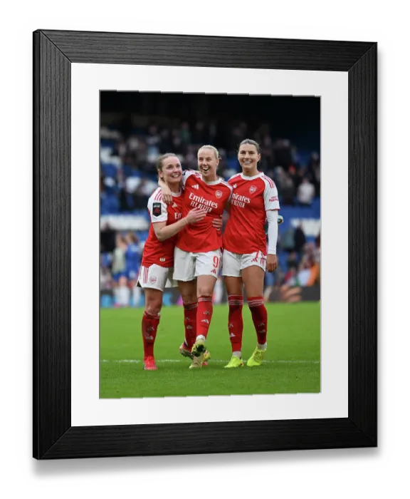 Framed Print : Chelsea FC v Arsenal - Barclays Women's Super League Chelsea FC v Arsenal - Barclays Women's Super League