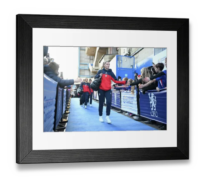 Framed Print : Chelsea FC v Arsenal - Barclays Women's Super League Chelsea FC v Arsenal - Barclays Women's Super League