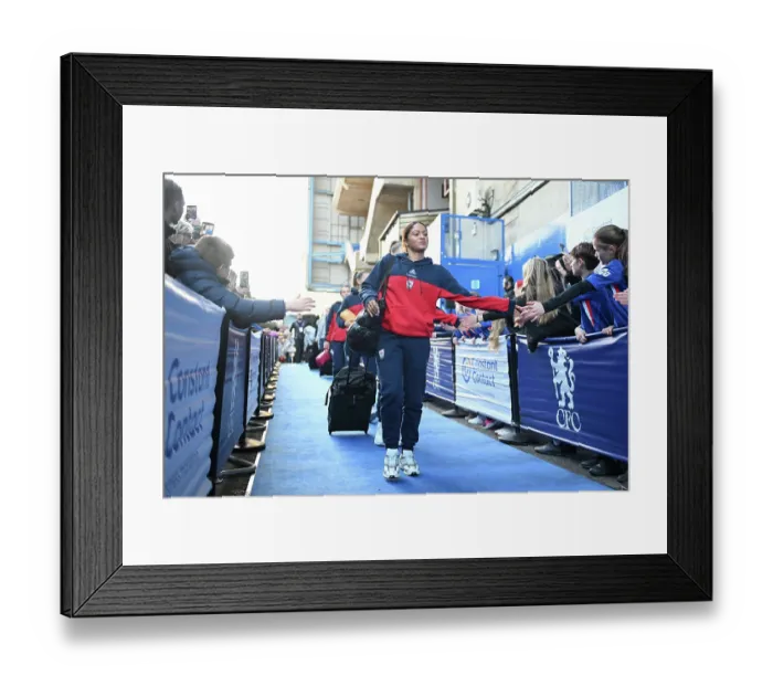 Framed Print : Chelsea FC v Arsenal - Barclays Women's Super League Chelsea FC v Arsenal - Barclays Women's Super League