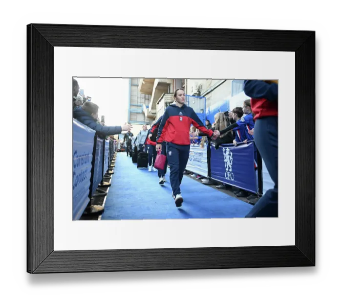Framed Print : Chelsea FC v Arsenal - Barclays Women's Super League Chelsea FC v Arsenal - Barclays Women's Super League