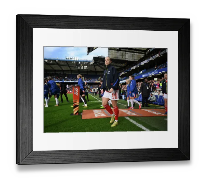 Framed Print : Chelsea FC v Arsenal - Barclays Women's Super League Chelsea FC v Arsenal - Barclays Women's Super League