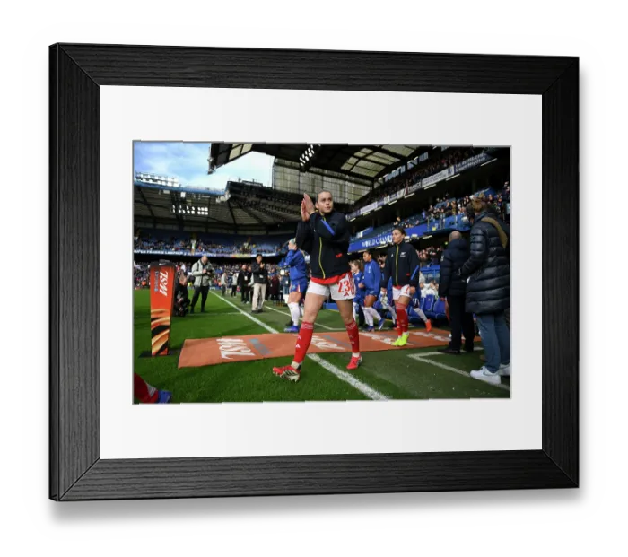Framed Print : Chelsea FC v Arsenal - Barclays Women's Super League Chelsea FC v Arsenal - Barclays Women's Super League