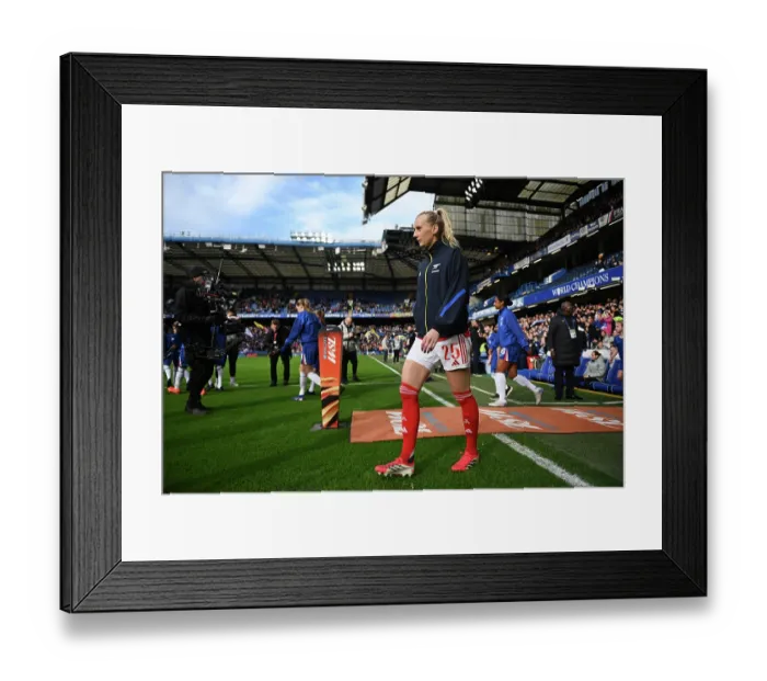 Framed Print : Chelsea FC v Arsenal - Barclays Women's Super League Chelsea FC v Arsenal - Barclays Women's Super League