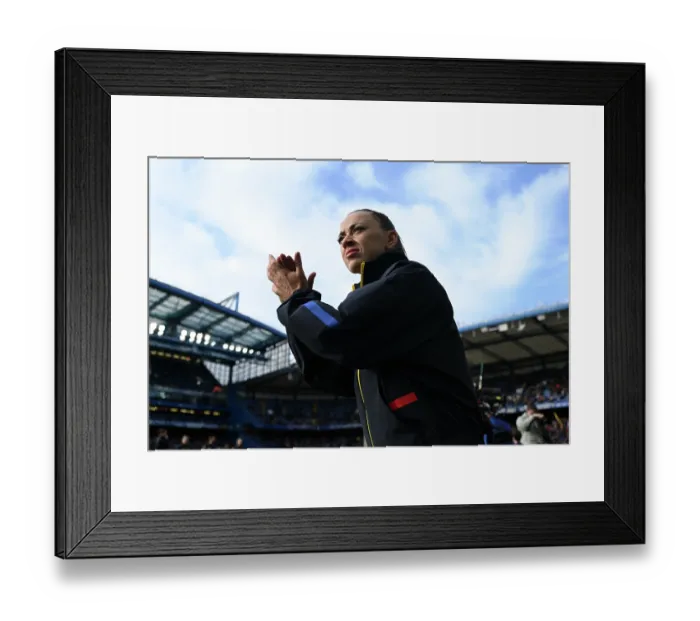 Framed Print : Chelsea FC v Arsenal - Barclays Women's Super League Chelsea FC v Arsenal - Barclays Women's Super League