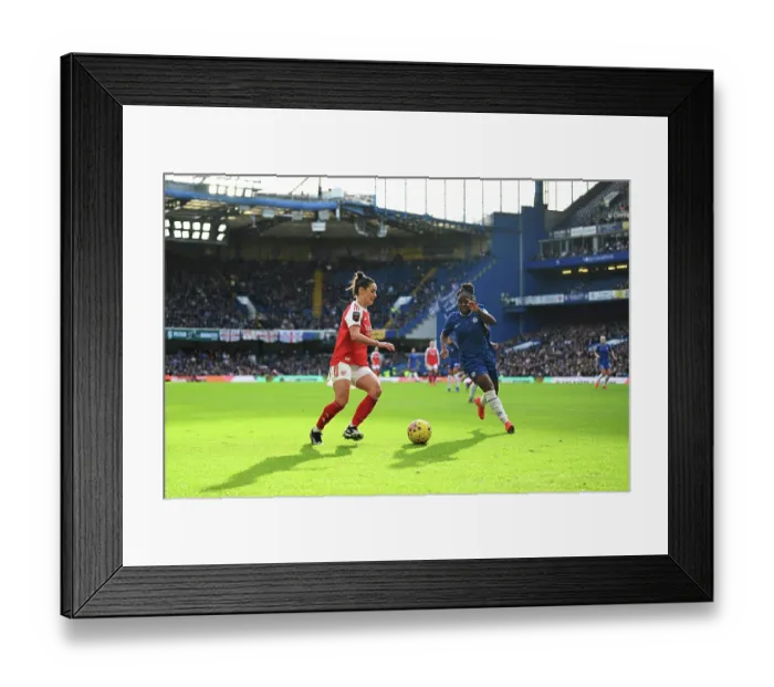 Framed Print : Chelsea FC v Arsenal - Barclays Women's Super League Chelsea FC v Arsenal - Barclays Women's Super League