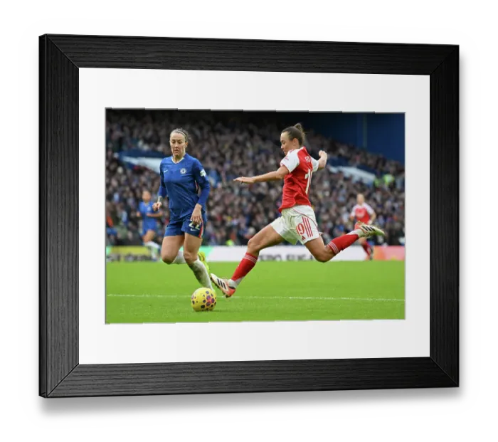 Framed Print : Chelsea FC v Arsenal - Barclays Women's Super League Chelsea FC v Arsenal - Barclays Women's Super League