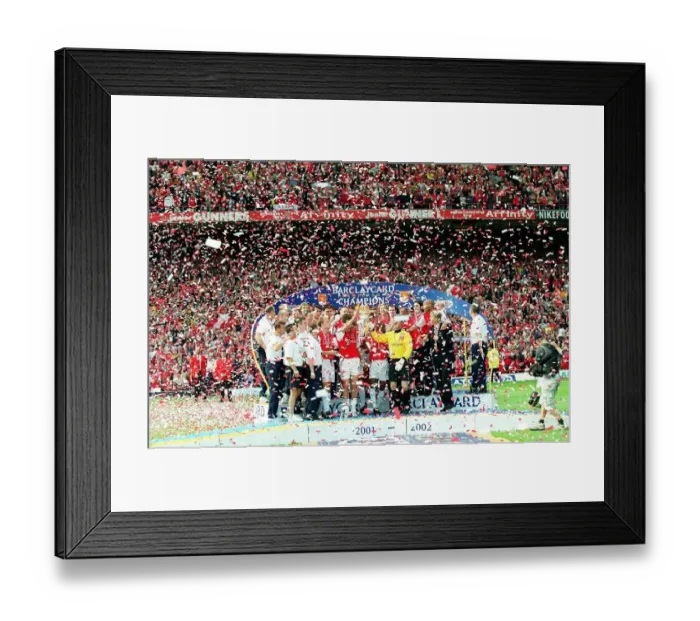 Framed Print : Arsenal 4:3 Everton, F.A.Barclaycard Premiership, Arsenal Stadium, Highbury, London, 11 / 5 / 2002