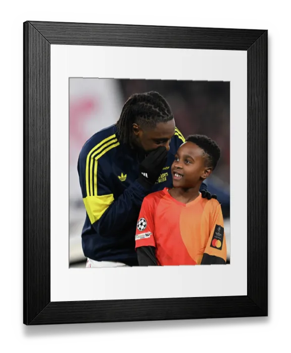 Framed Print : Arsenal FC v FC Kairat Almaty - UEFA Champions League 2025 / 26 League Phase MD8