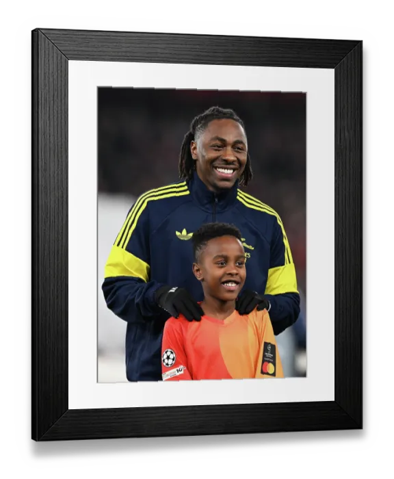 Framed Print : Arsenal FC v FC Kairat Almaty - UEFA Champions League 2025 / 26 League Phase MD8