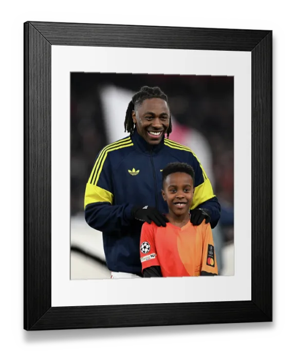 Framed Print : Arsenal FC v FC Kairat Almaty - UEFA Champions League 2025 / 26 League Phase MD8