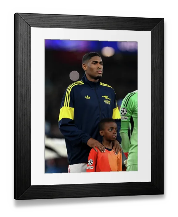 Framed Print : Arsenal FC v FC Kairat Almaty - UEFA Champions League 2025 / 26 League Phase MD8