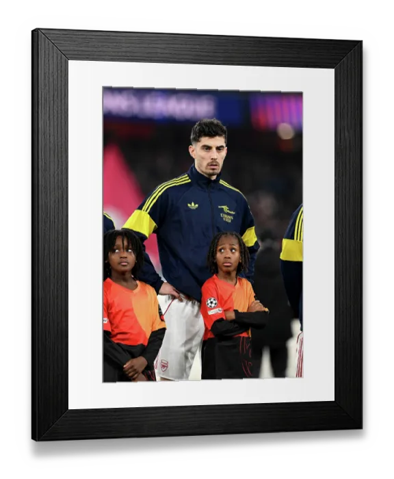 Framed Print : Arsenal FC v FC Kairat Almaty - UEFA Champions League 2025 / 26 League Phase MD8