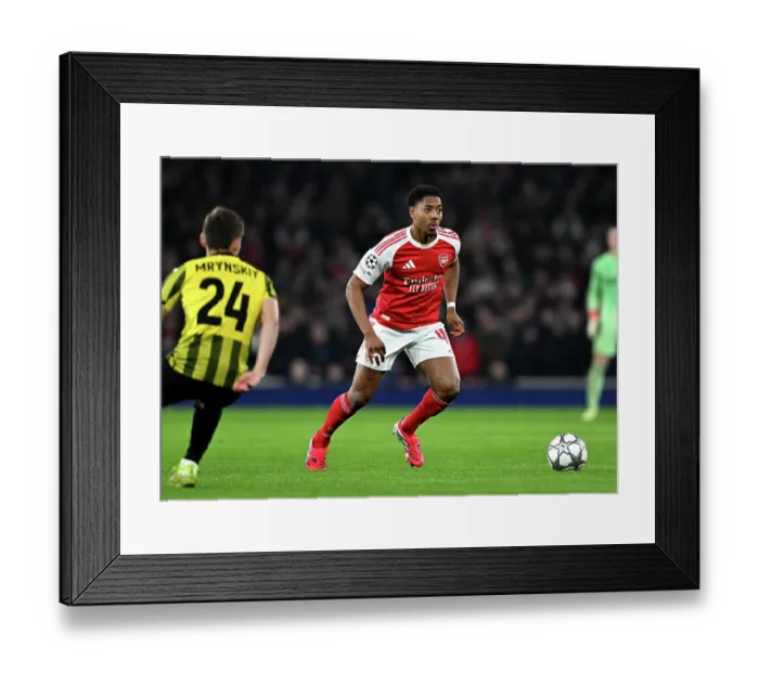 Framed Print : Arsenal FC v FC Kairat Almaty - UEFA Champions League 2025 / 26 League Phase MD8