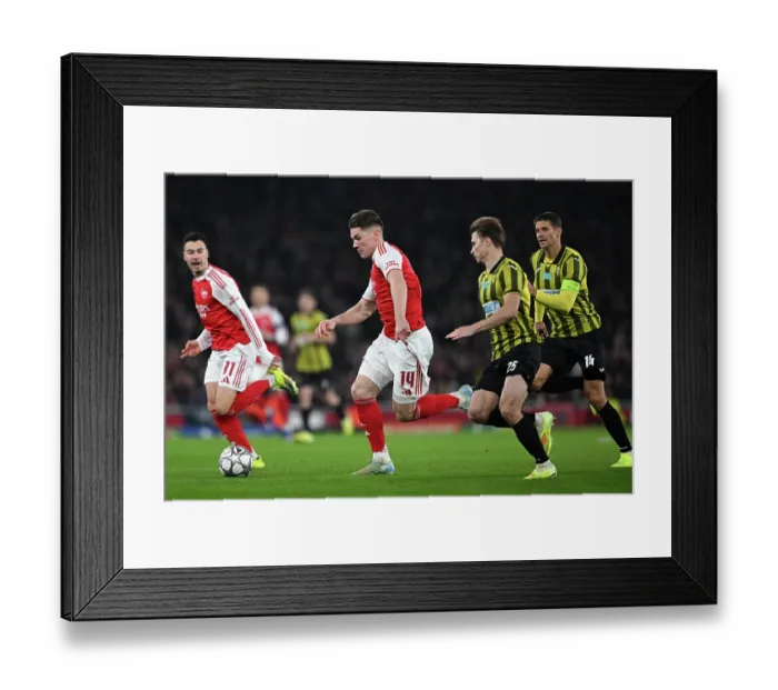 Framed Print : Arsenal FC v FC Kairat Almaty - UEFA Champions League 2025 / 26 League Phase MD8
