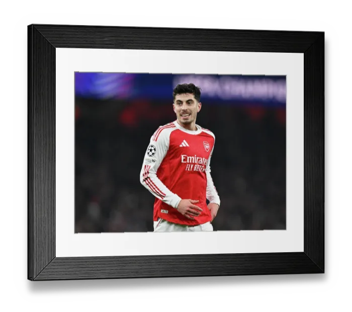 Framed Print : Arsenal FC v FC Kairat Almaty - UEFA Champions League 2025 / 26 League Phase MD8