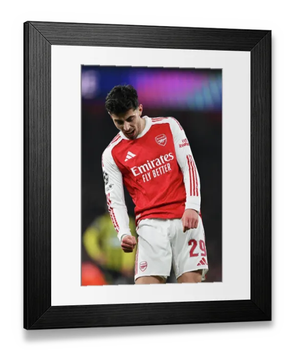 Framed Print : Arsenal FC v FC Kairat Almaty - UEFA Champions League 2025 / 26 League Phase MD8