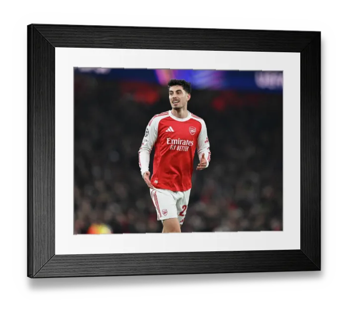 Framed Print : Arsenal FC v FC Kairat Almaty - UEFA Champions League 2025 / 26 League Phase MD8