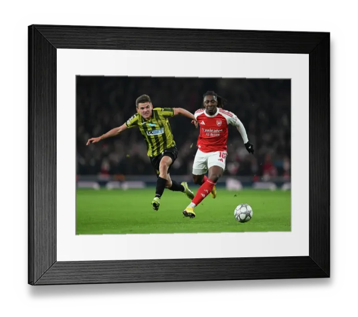 Framed Print : Arsenal FC v FC Kairat Almaty - UEFA Champions League 2025 / 26 League Phase MD8