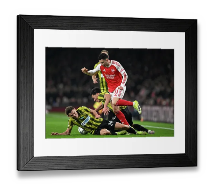 Framed Print : Arsenal FC v FC Kairat Almaty - UEFA Champions League 2025 / 26 League Phase MD8 Framed Print : Arsenal FC v FC Kairat Almaty - UEFA Champions League 2025 / 26 League Phase MD8
