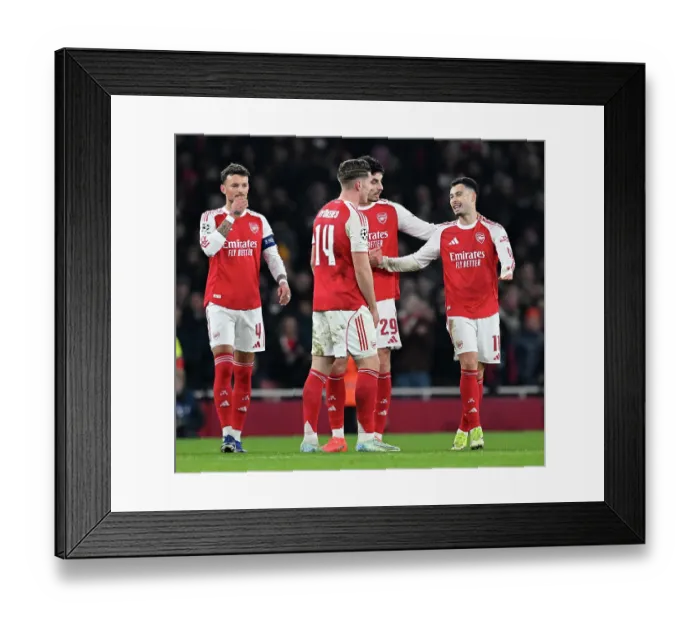 Framed Print : Arsenal FC v FC Kairat Almaty - UEFA Champions League 2025 / 26 League Phase MD8