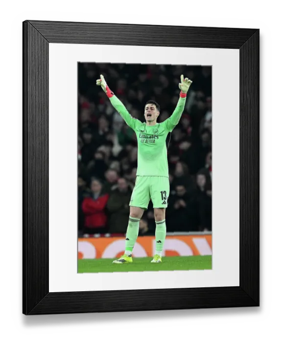 Framed Print : Arsenal FC v FC Kairat Almaty - UEFA Champions League 2025 / 26 League Phase MD8