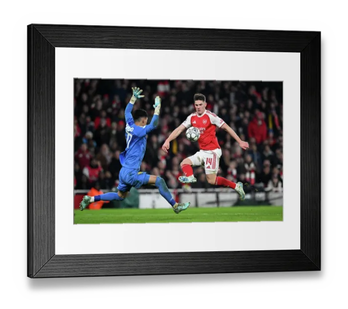 Framed Print : Arsenal FC v FC Kairat Almaty - UEFA Champions League 2025 / 26 League Phase MD8