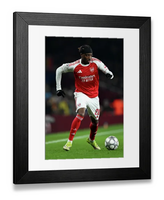 Framed Print : Arsenal FC v FC Kairat Almaty - UEFA Champions League 2025 / 26 League Phase MD8