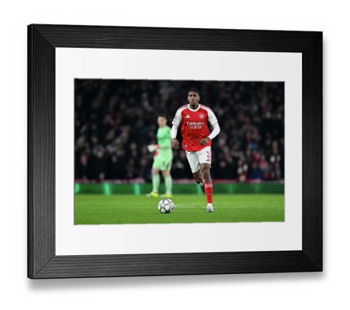 Framed Print : Arsenal FC v FC Kairat Almaty - UEFA Champions League 2025 / 26 League Phase MD8 Framed Print : Arsenal FC v FC Kairat Almaty - UEFA Champions League 2025 / 26 League Phase MD8