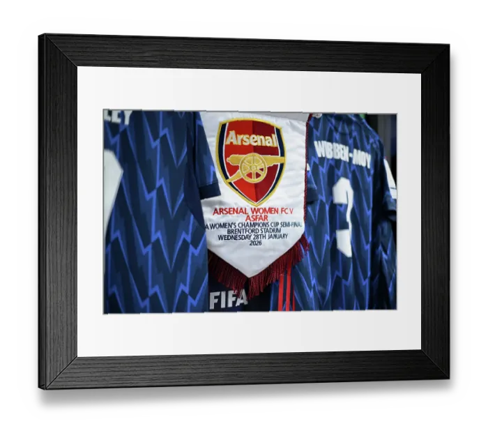 Framed Print : Arsenal Women FC v ASFAR - FIFA Women's Champions Cup 2026 Semi Final Arsenal Women FC v ASFAR - FIFA Women's Champions Cup 2026 Semi Final