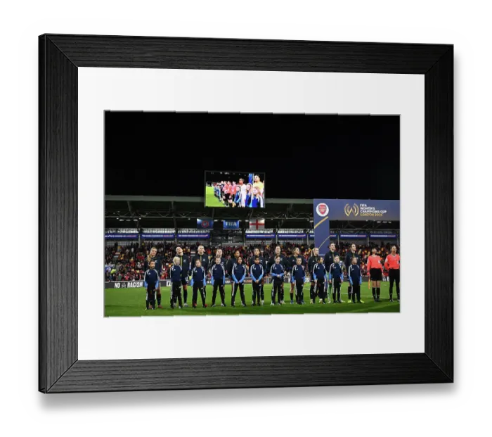 Framed Print : Arsenal Women FC v ASFAR - FIFA Women's Champions Cup 2026 Semi Final Arsenal Women FC v ASFAR - FIFA Women's Champions Cup 2026 Semi Final