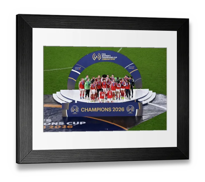 Framed Print : Arsenal Women FC v SC Corinthians - FIFA Women's Champions Cup 2026 Final
