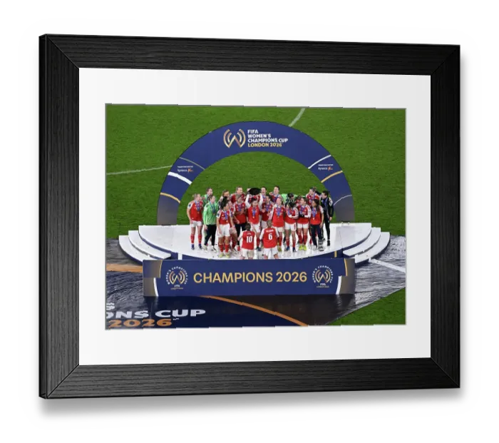 Framed Print : Arsenal Women FC v SC Corinthians - FIFA Women's Champions Cup 2026 Final Arsenal Women FC v SC Corinthians - FIFA Women's Champions Cup 2026 Final