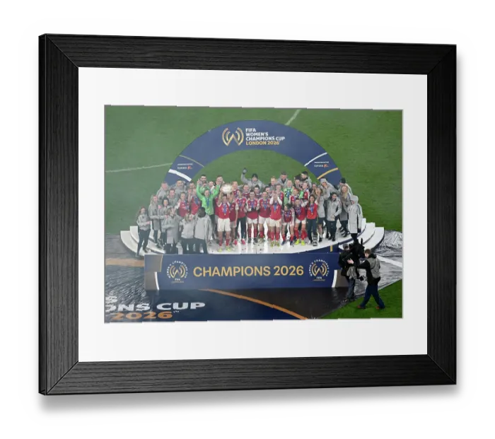 Framed Print : Arsenal Women FC v SC Corinthians - FIFA Women's Champions Cup 2026 Final Arsenal Women FC v SC Corinthians - FIFA Women's Champions Cup 2026 Final
