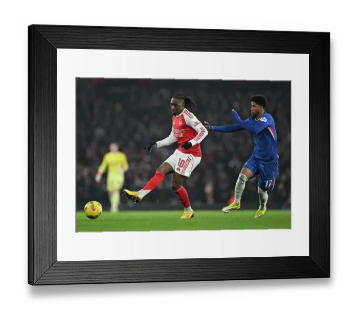 Framed Print : Arsenal v Chelsea - Carabao Cup Semi Final Second Leg