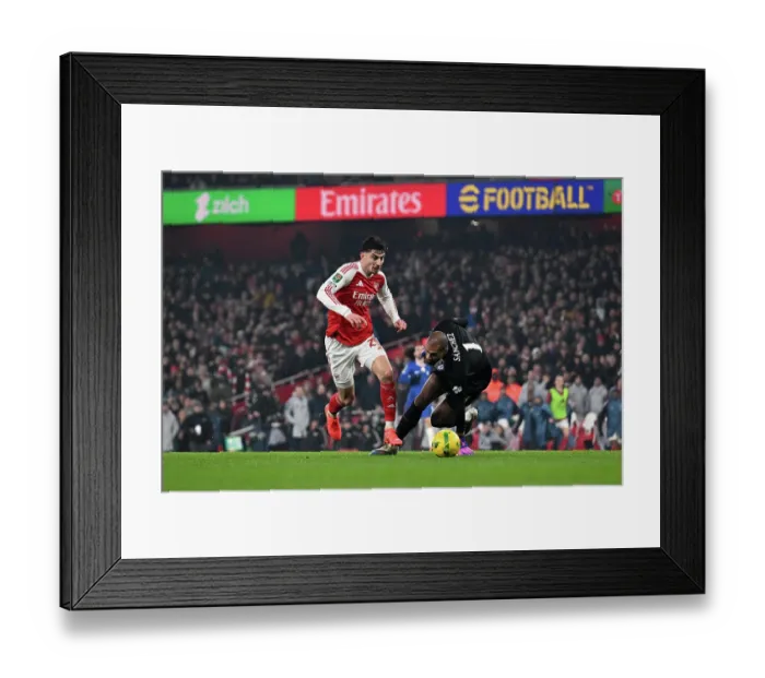 Framed Print : Arsenal v Chelsea - Carabao Cup Semi Final Second Leg