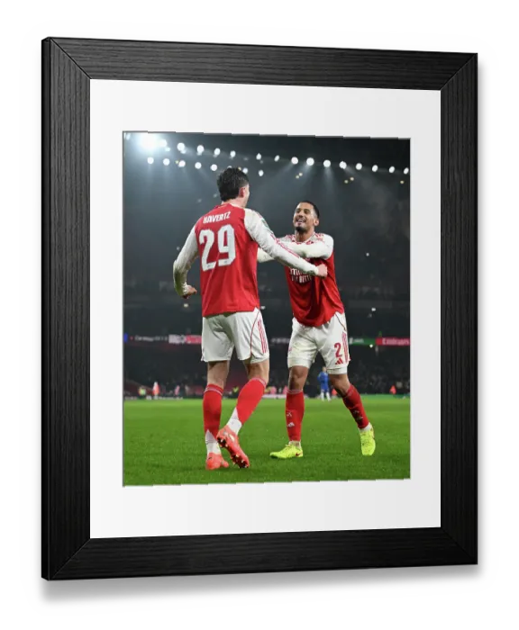 Framed Print : Arsenal v Chelsea - Carabao Cup Semi Final Second Leg