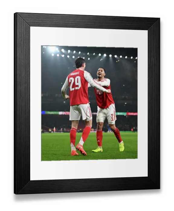 Framed Print : Arsenal v Chelsea - Carabao Cup Semi Final Second Leg