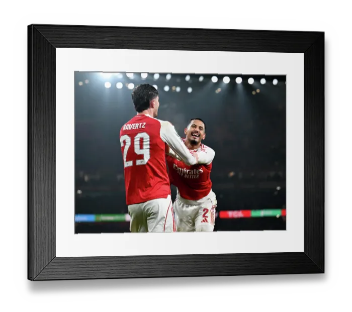 Framed Print : Arsenal v Chelsea - Carabao Cup Semi Final Second Leg