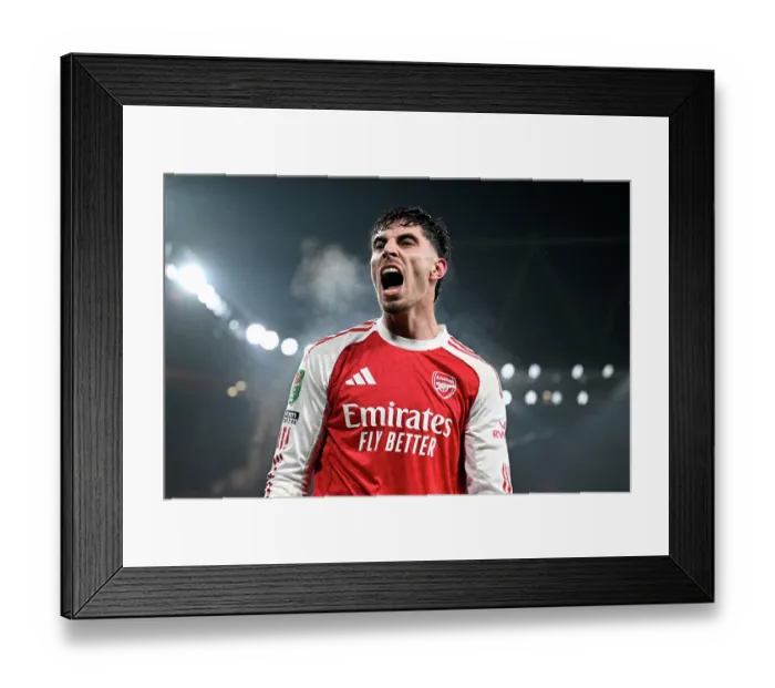Framed Print : Arsenal v Chelsea - Carabao Cup Semi Final Second Leg